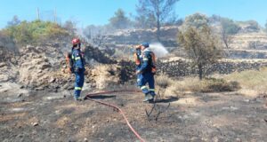 Φωτιά στα Μεστά, οριοθετημένη και υπό έλεγχο