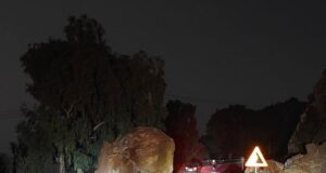 Πτώση μεγάλου βράχου στο Σαραπιό