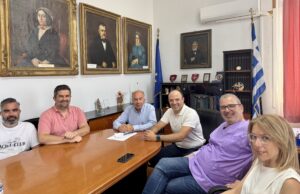 Επίσκεψη του Δ.Σ. του Οδοντιατρικού Συλλόγου Χίου στον νέο Διοικητή του Νοσοκομείου