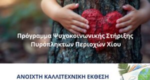 Κέντρο Παιδιού και Εφήβου: Καλλιτεχνική Εκθεση στη Βολισσό 25/4