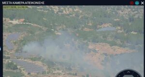 Φωτιά στα Μεστά, επιχειρούν ισχυρές δυνάμεις
