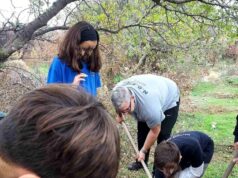 Δεντροφύτευση στην Αμανή από τα παιδιά του Ναυτικού Ομίλου Χίου