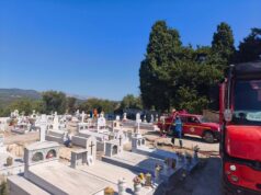 Νένητα: Εσβησε άμεσα η φωτιά που ξεκίνησε από το Κοιμητήριο