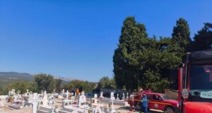 Νένητα: Εσβησε άμεσα η φωτιά που ξεκίνησε από το Κοιμητήριο