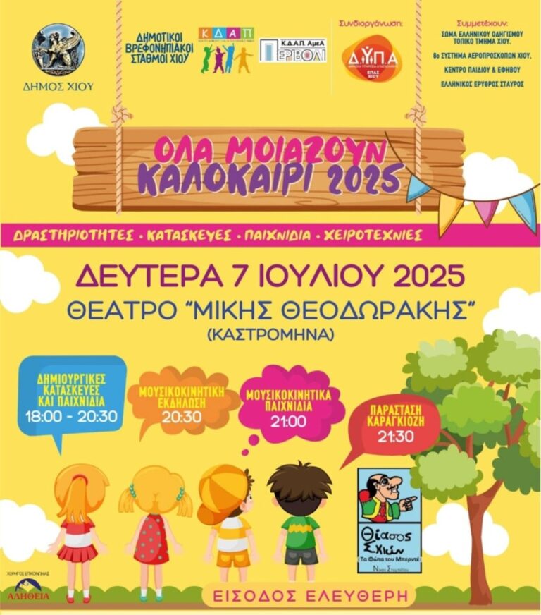«Όλα μοιάζουν καλοκαίρι 2025» στο Καστρομηνά, 7/7