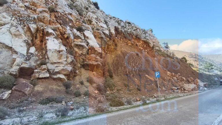 Πτώση βράχου σε Σαραπιό-Δελφίνι: Εργασίες άρσης καταπτώσεων