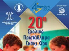 20ο σχολικό πρωτάθλημα σκάκι, στις 29 Μαρτίου