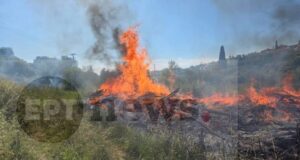 Δύο συλλήψεις για καύσεις υπολειμμάτων καλλιεργειών χωρίς μέτρα προστασίας