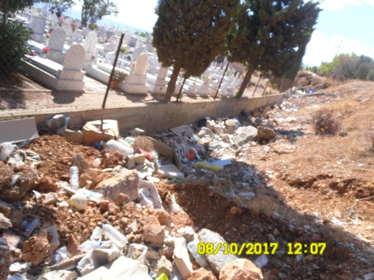 Διαμαρτυρία ΛΑΣ για την κατάσταση στο Κοιμητήριο Μυρσινιδίου