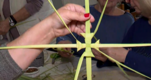 Καρδάμυλα: Χειροποίητοι σταυροί με βάγια για την Κυριακή των Βαΐων (video)