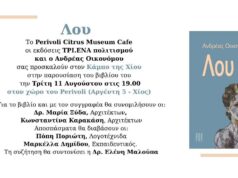 Βιβλιοπαρουσίαση στο Perivoli, “Λου” του Ανδρέα Οικονόμου
